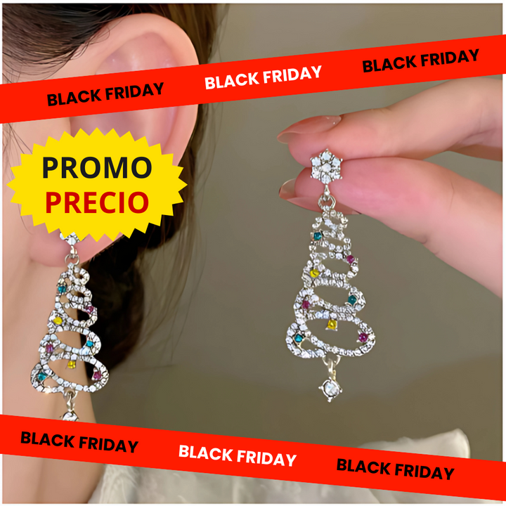 Aretes clásicos Navidad